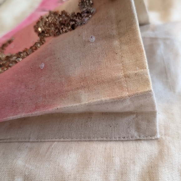 Be Happy Rainbow Canvas Hanging Pocket Organizer - Picture 7 of 11